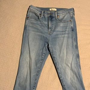 Madewell Light Wash Skinny Jeans